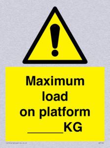 WV7124: Maximum load on platform ___KG