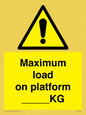 WV7124: Maximum load on platform ___KG