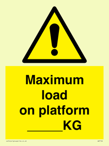 WV7124: Maximum load on platform ___KG