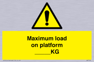 WV7124: Maximum load on platform ___KG