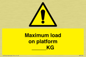 WV7124: Maximum load on platform ___KG
