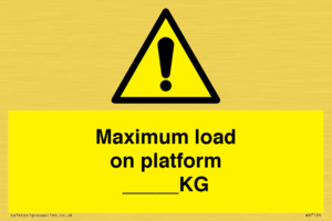 WV7124: Maximum load on platform ___KG