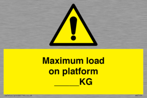 WV7124: Maximum load on platform ___KG