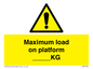 WV7124: Maximum load on platform ___KG