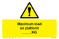 WV7124: Maximum load on platform ___KG