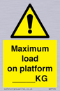 WV7124: Maximum load on platform ___KG