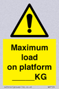 WV7124: Maximum load on platform ___KG