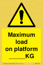 WV7124: Maximum load on platform ___KG