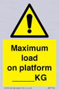 WV7124: Maximum load on platform ___KG