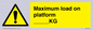WV7124: Maximum load on platform ___KG