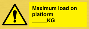 WV7124: Maximum load on platform ___KG