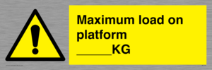 WV7124: Maximum load on platform ___KG