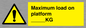 WV7124: Maximum load on platform ___KG