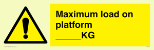 WV7124: Maximum load on platform ___KG