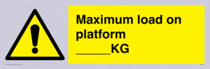 WV7124: Maximum load on platform ___KG