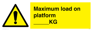 WV7124: Maximum load on platform ___KG