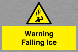 WV7168: Warning Falling Ice