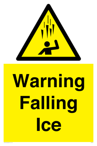WV7168: Warning Falling Ice
