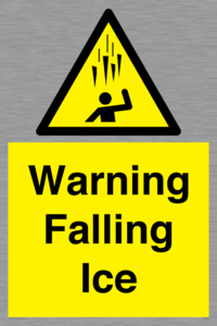 WV7168: Warning Falling Ice