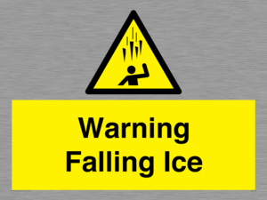 WV7168: Warning Falling Ice