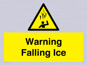 WV7168: Warning Falling Ice