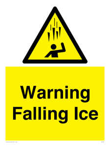 WV7168: Warning Falling Ice
