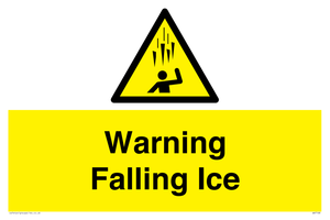 WV7168: Warning Falling Ice