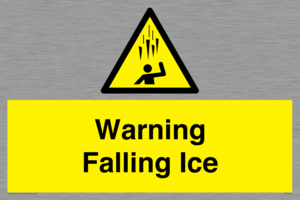 WV7168: Warning Falling Ice