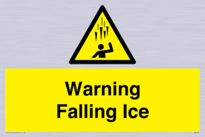 WV7168: Warning Falling Ice