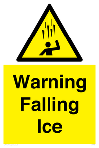 WV7168: Warning Falling Ice