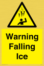 WV7168: Warning Falling Ice