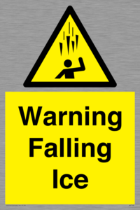 WV7168: Warning Falling Ice