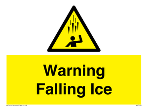 WV7168: Warning Falling Ice