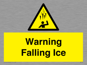 WV7168: Warning Falling Ice