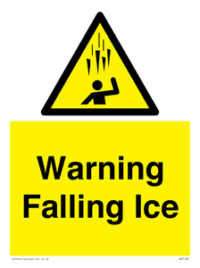 WV7168: Warning Falling Ice