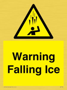 WV7168: Warning Falling Ice
