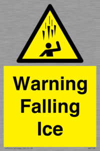 WV7168: Warning Falling Ice
