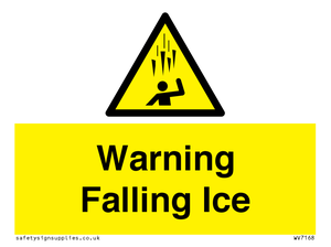 WV7168: Warning Falling Ice