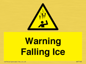 WV7168: Warning Falling Ice