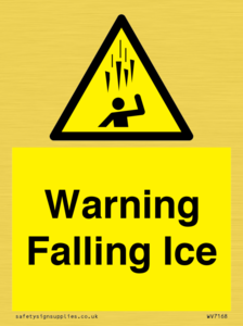 WV7168: Warning Falling Ice