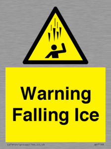 WV7168: Warning Falling Ice