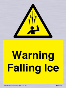 WV7168: Warning Falling Ice