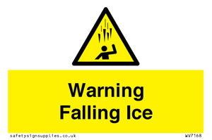 WV7168: Warning Falling Ice