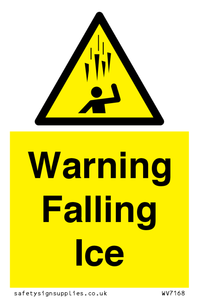 WV7168: Warning Falling Ice