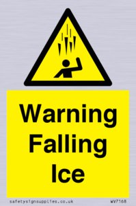 WV7168: Warning Falling Ice