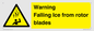 WV7169: Warning Falling Ice from rotor blades