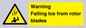 WV7169: Warning Falling Ice from rotor blades