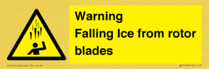 WV7169: Warning Falling Ice from rotor blades