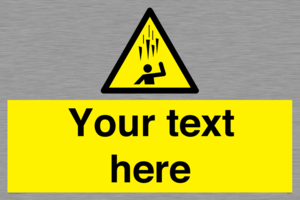 WV7170: Custom Falling Ice sign