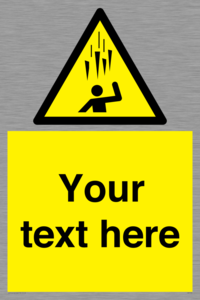 WV7170: Custom Falling Ice sign